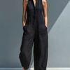Sleeveless Wide Leg Jumpsuit Women Relaxed Fit Casual Summer