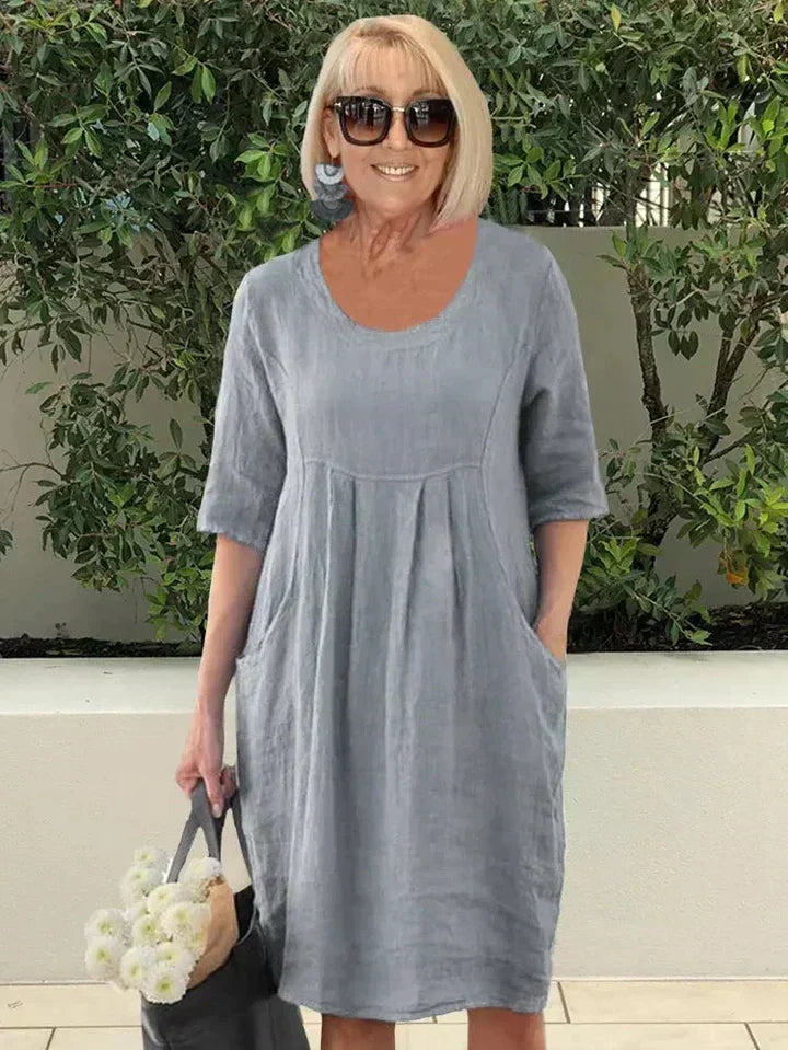 Loose Dress Women Relaxed Fit Casual with Pockets