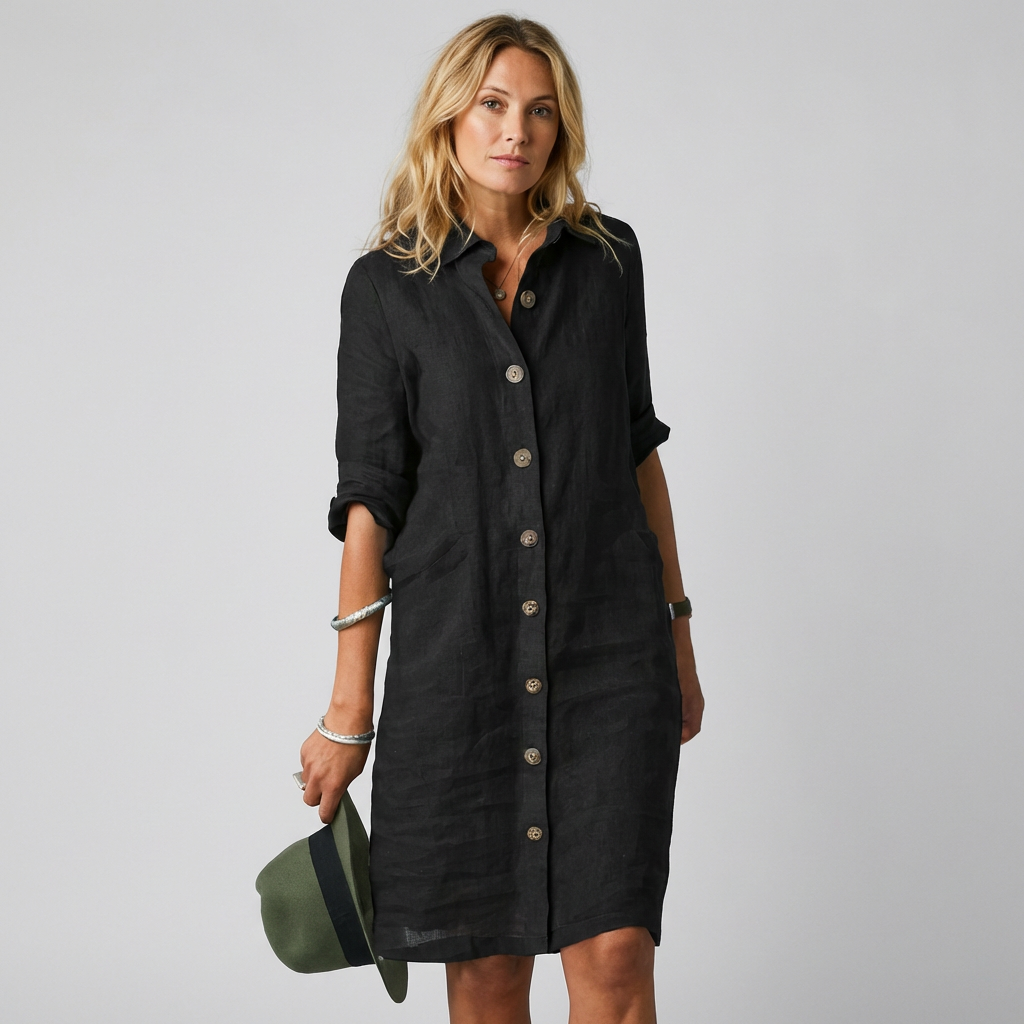 Shirt Dress Women Relaxed Fit Casual Summer