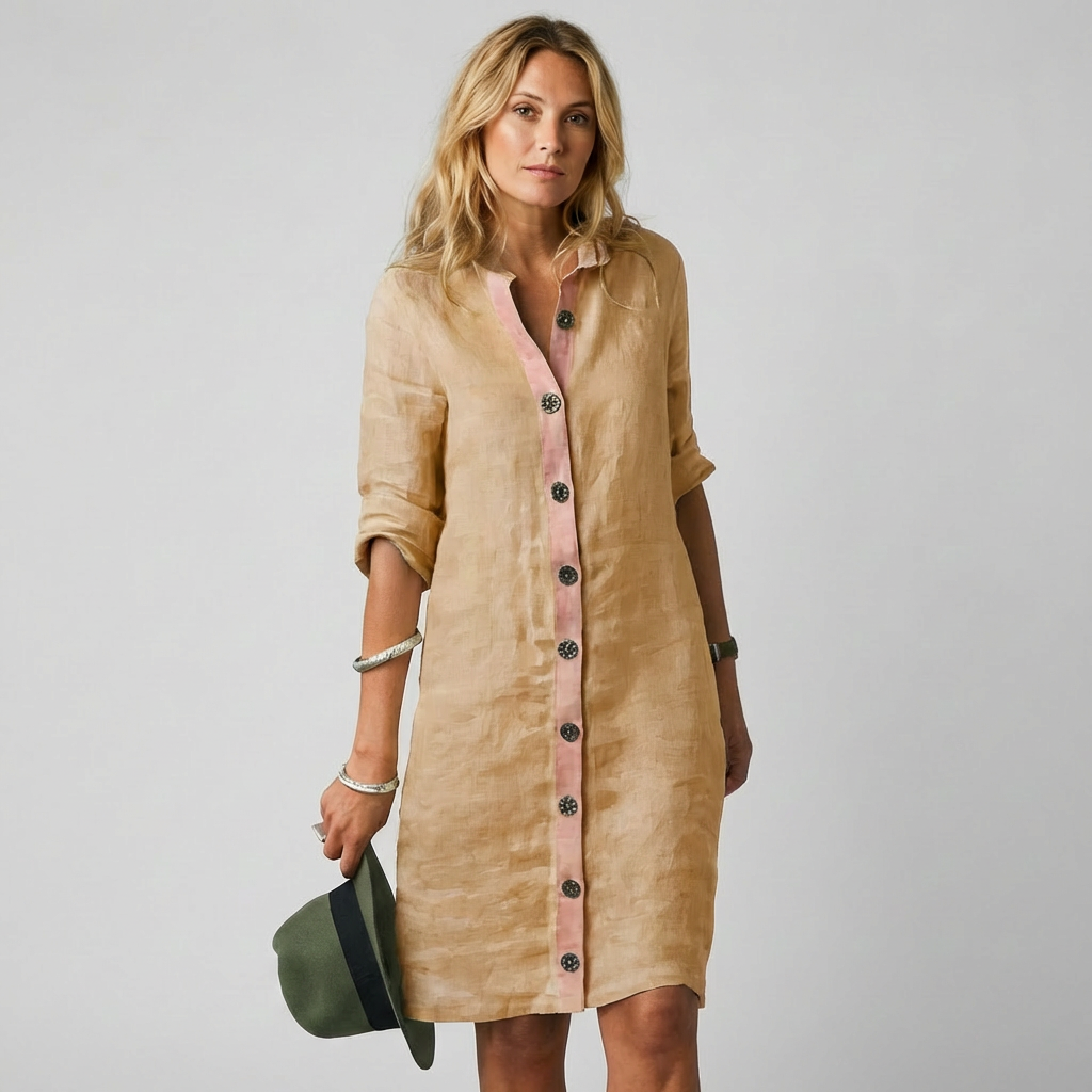 Shirt Dress Women Relaxed Fit Casual Summer