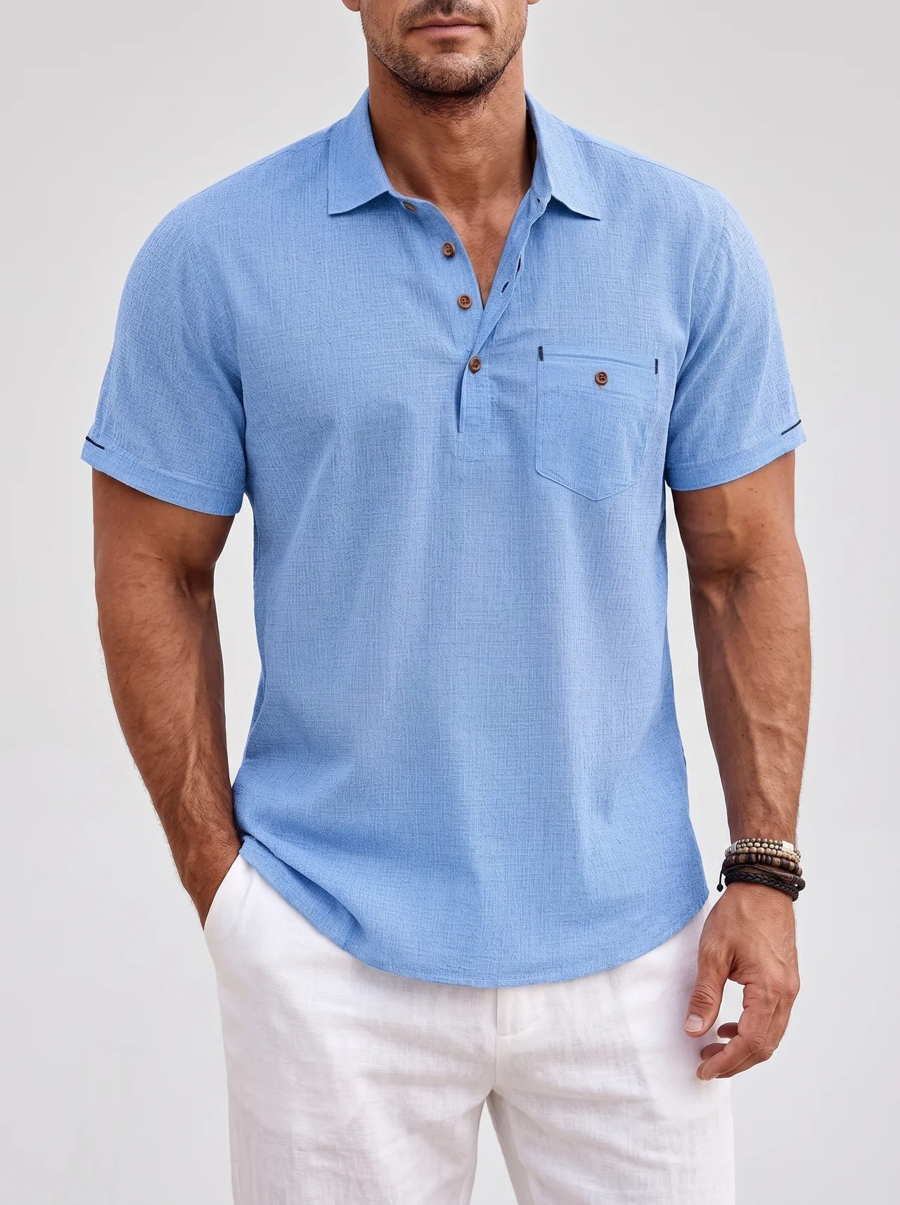Polo Shirt Men Regular Fit Casual Summer