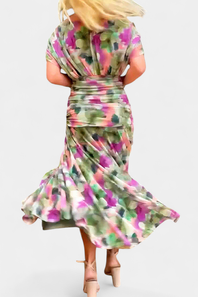 Elegant Off-Shoulder Dress Women Slim Fit Evening