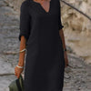 Midi Dress Women Regular Fit Casual Summer Elegant