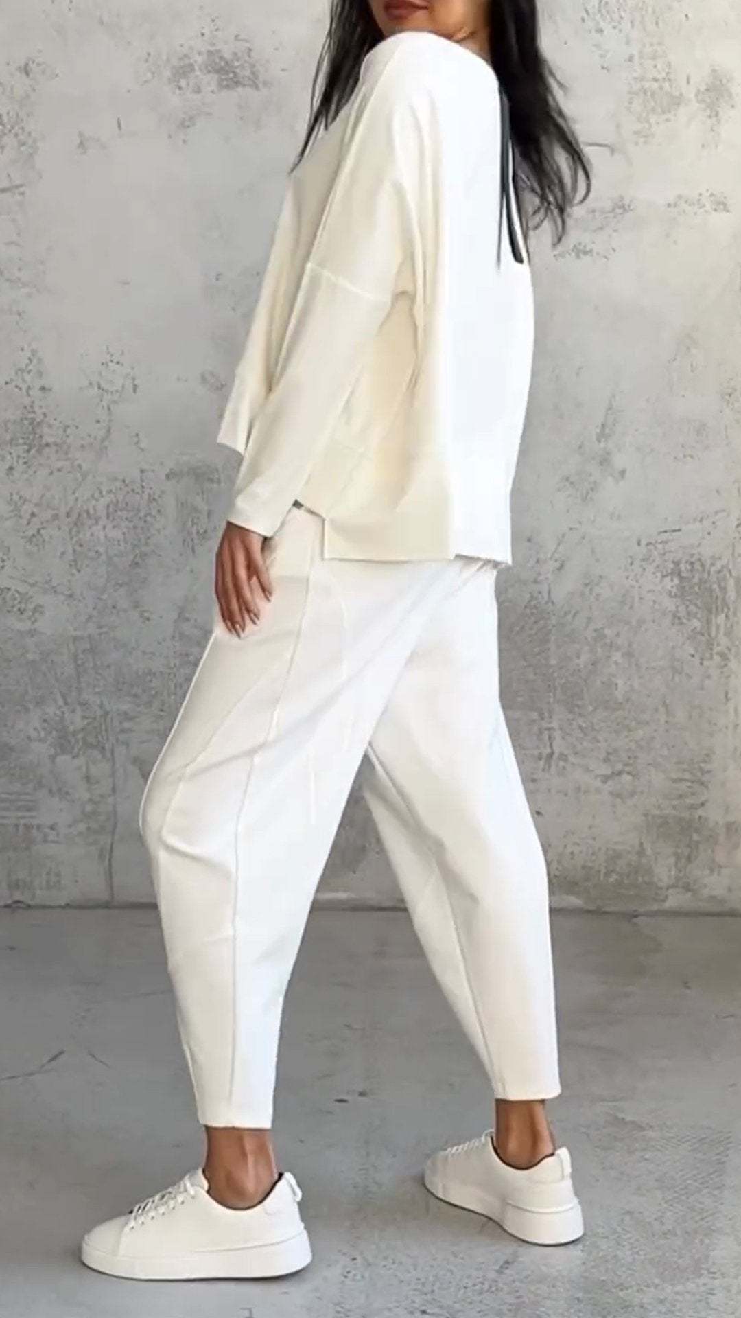 Two-Piece Set Women Relaxed Fit Casual Leisure
