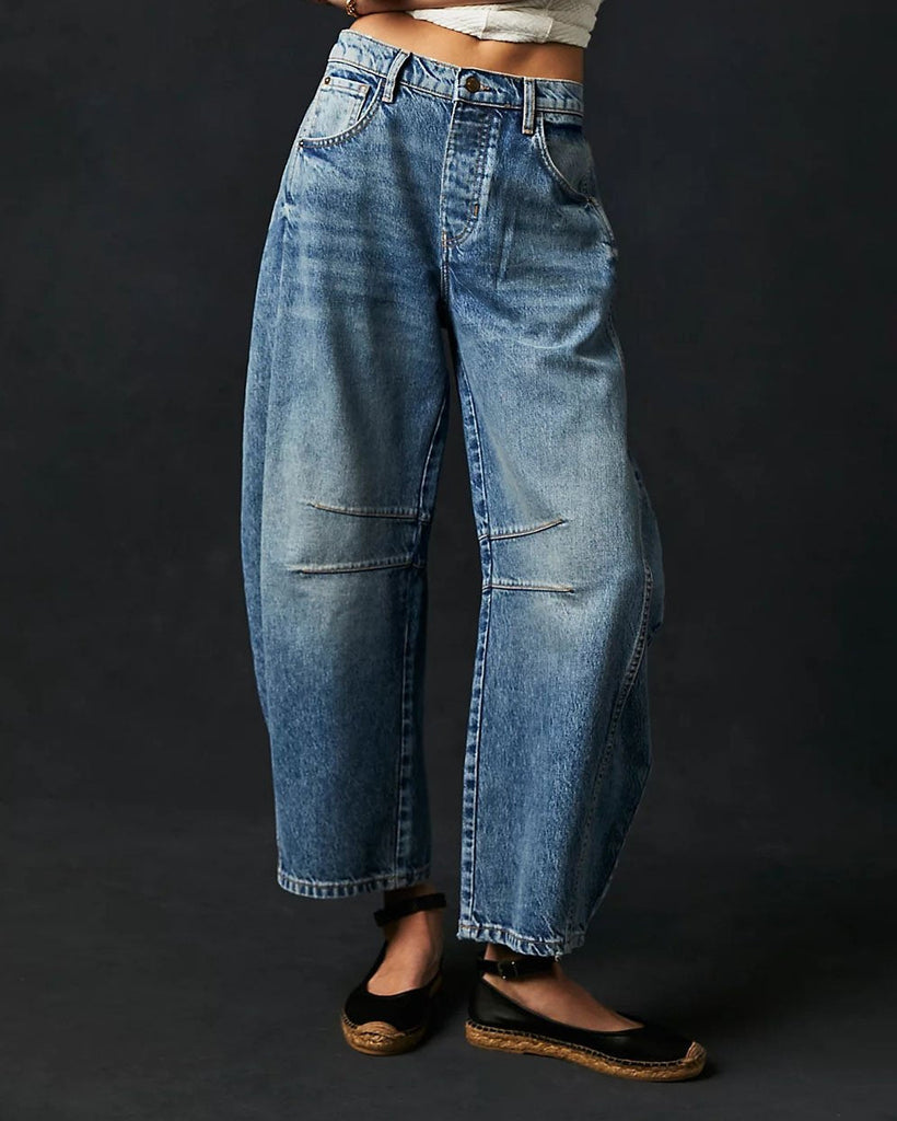 Women's Barrel-Cut Jeans – Maribel Summer Edition