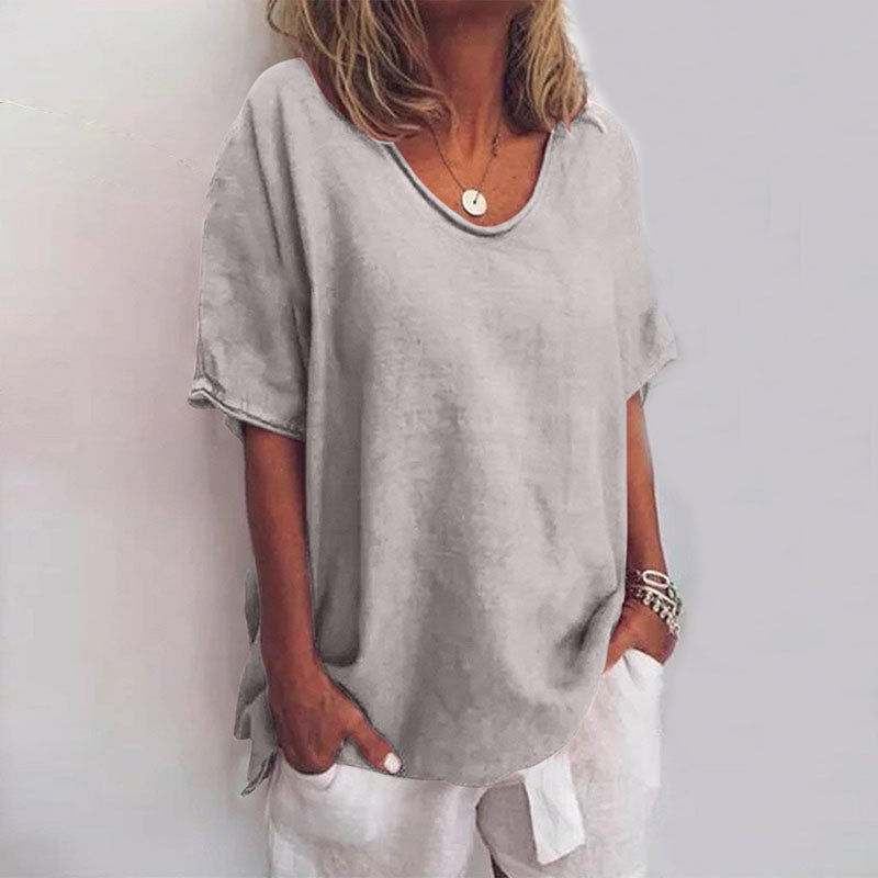 Loose Blouse Women Relaxed Fit Casual Summer