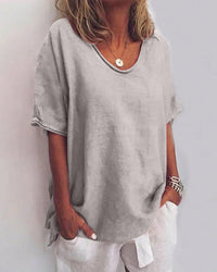 Loose Blouse Women Relaxed Fit Casual Summer