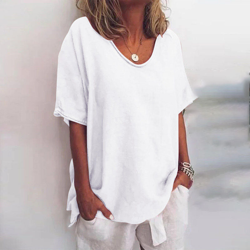 Loose Blouse Women Relaxed Fit Casual Summer