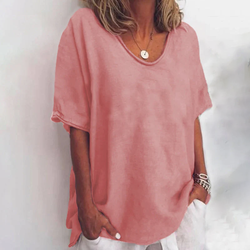 Loose Blouse Women Relaxed Fit Casual Summer