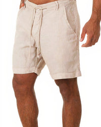 Cuffed Shorts Men Relaxed Fit Casual Summer