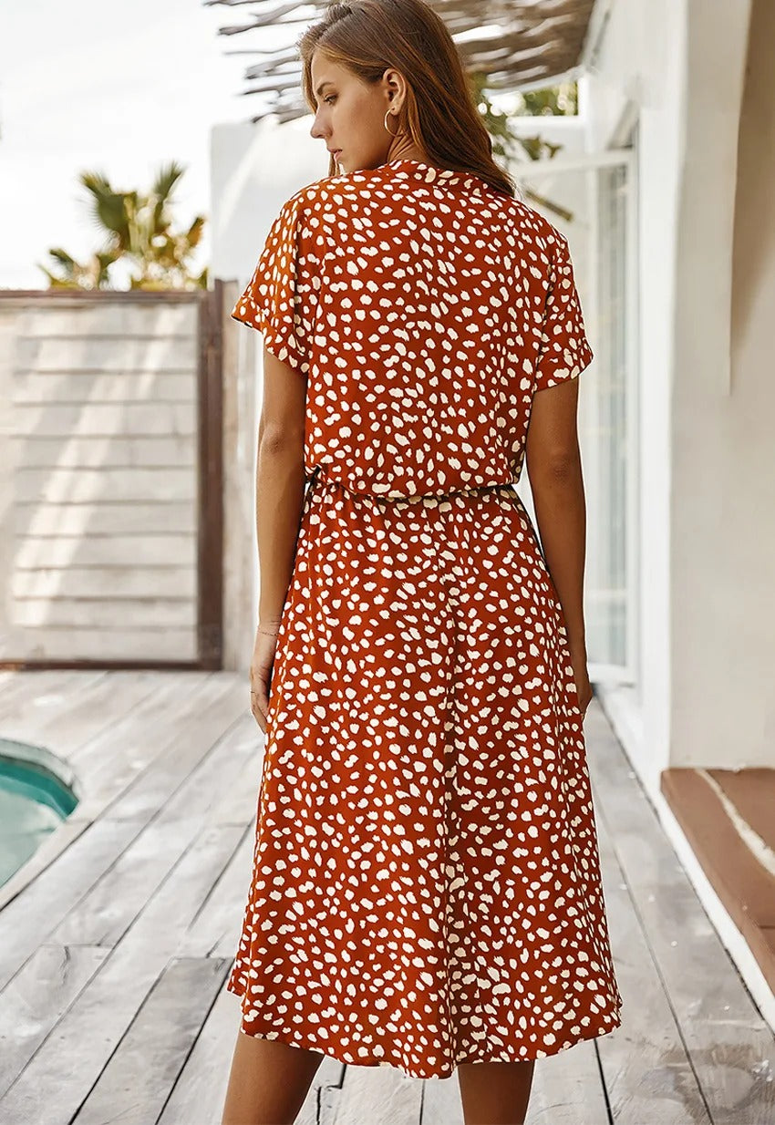Summer Dress Women Regular Fit Casual