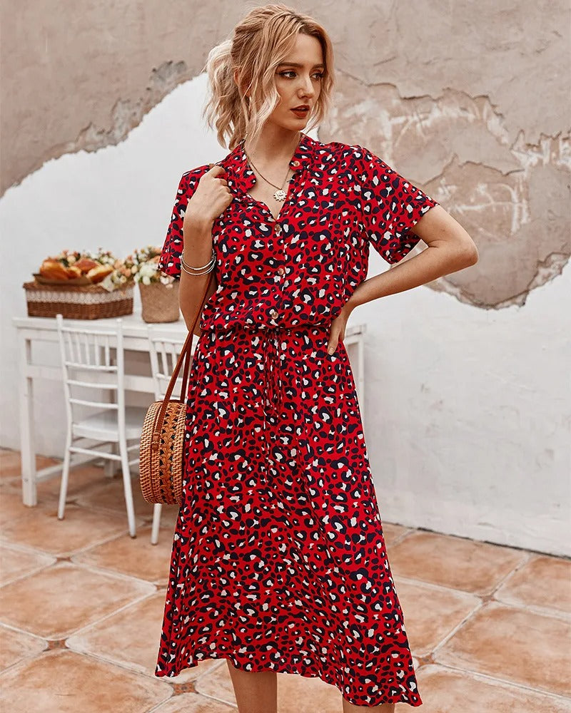 Summer Dress Women Regular Fit Casual