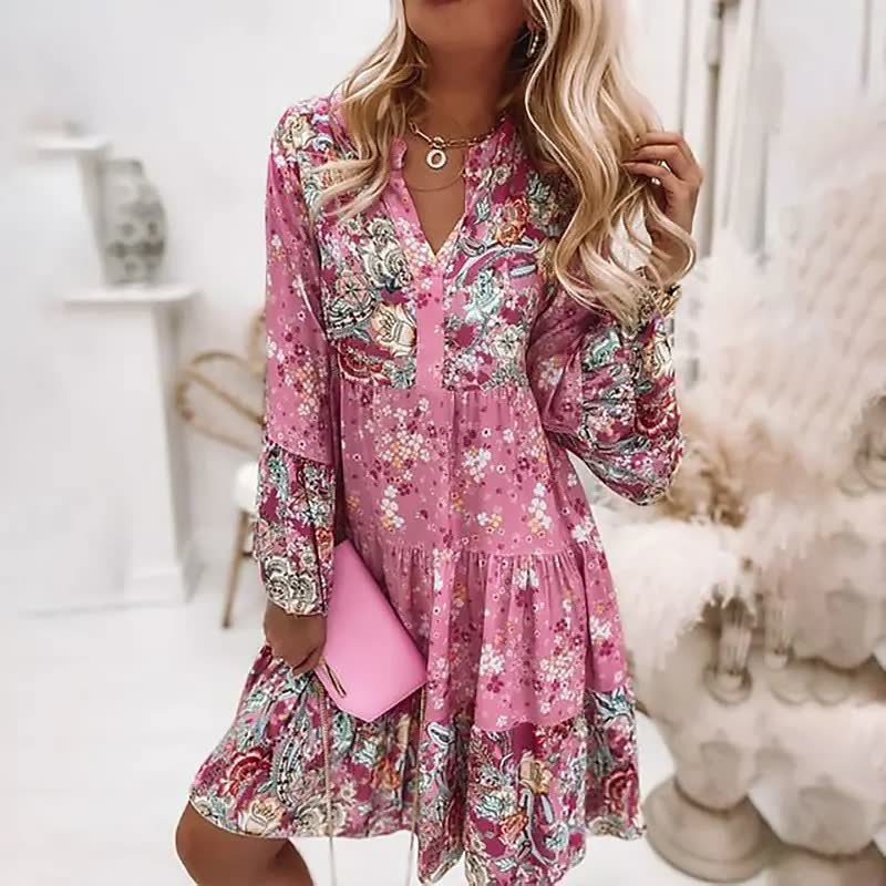 Summer Dress Women Loose Fit Casual Boho