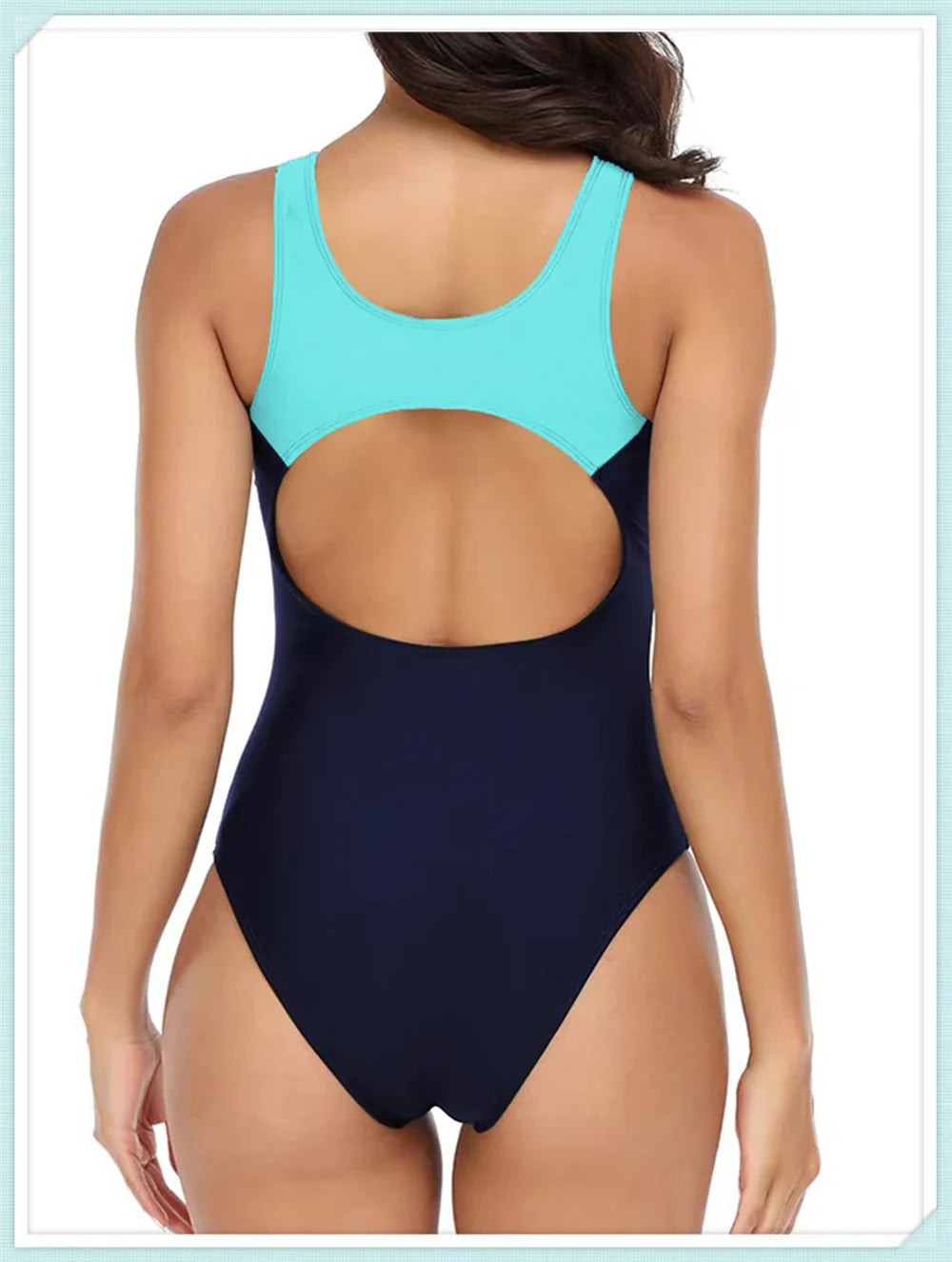 One-Piece Swimsuit Women Sporty Regular Fit Sport Summer