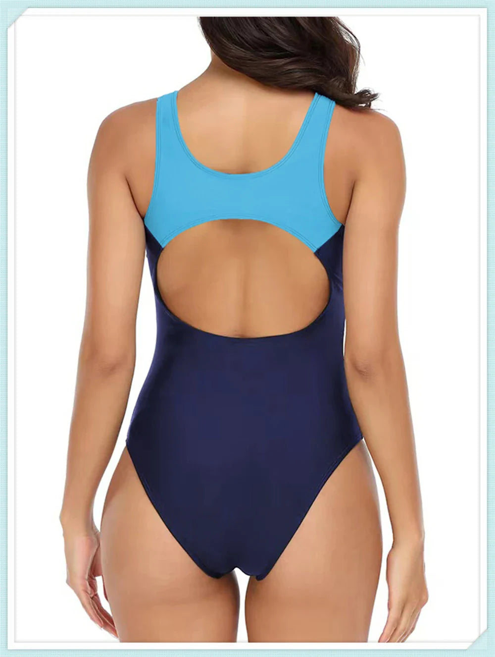 One-Piece Swimsuit Women Sporty Regular Fit Sport Summer