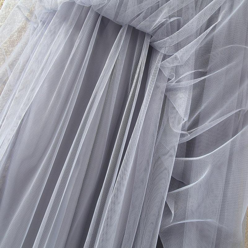 Pleated Tulle Skirt Women Regular Fit Casual Elegant