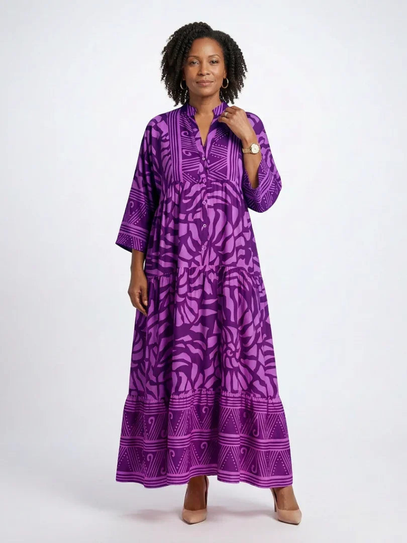 Midi Dress Women Relaxed Fit Casual Summer