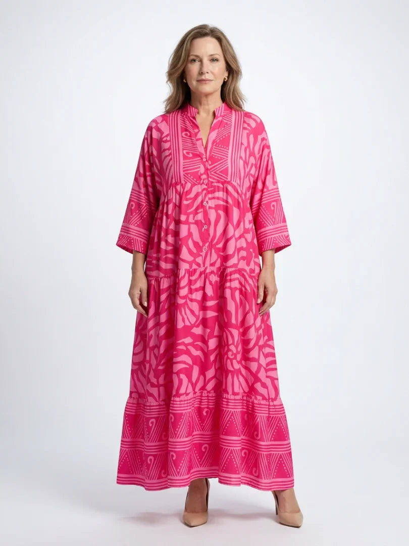 Midi Dress Women Relaxed Fit Casual Summer