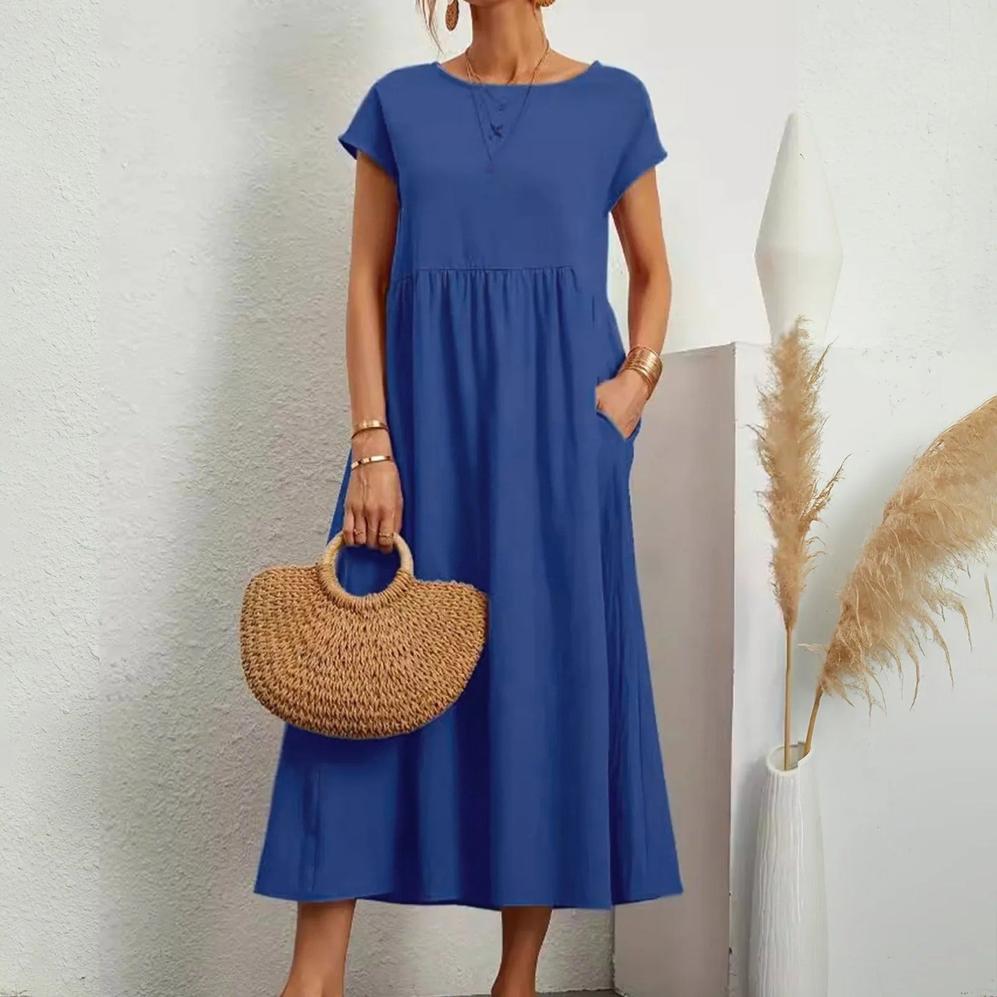 Elegant Dress Women Slim Fit Casual Evening