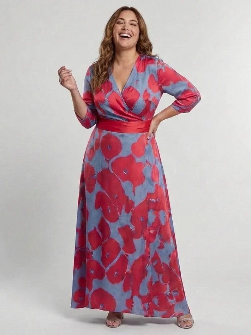 Maxi Dress Women Regular Fit Casual Evening