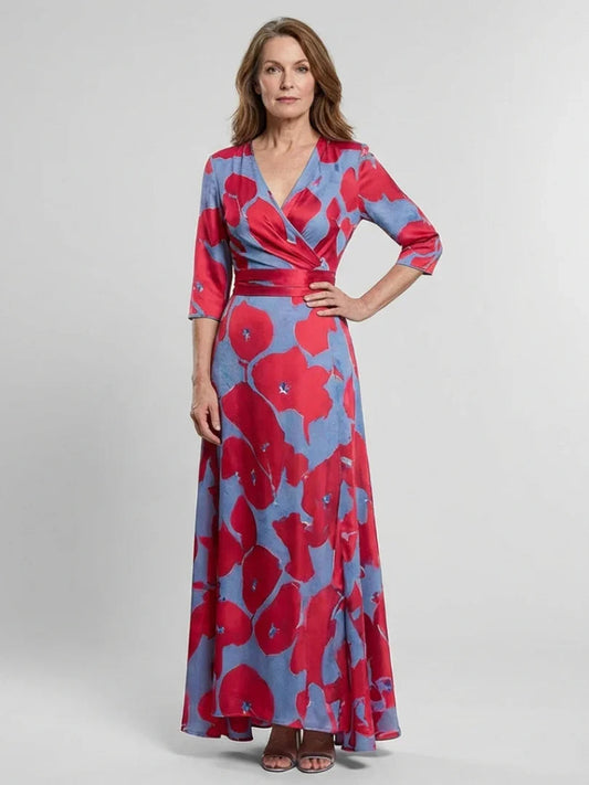 Maxi Dress Women Regular Fit Casual Evening