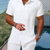 Two-Piece Set Men Relaxed Fit Casual Summer