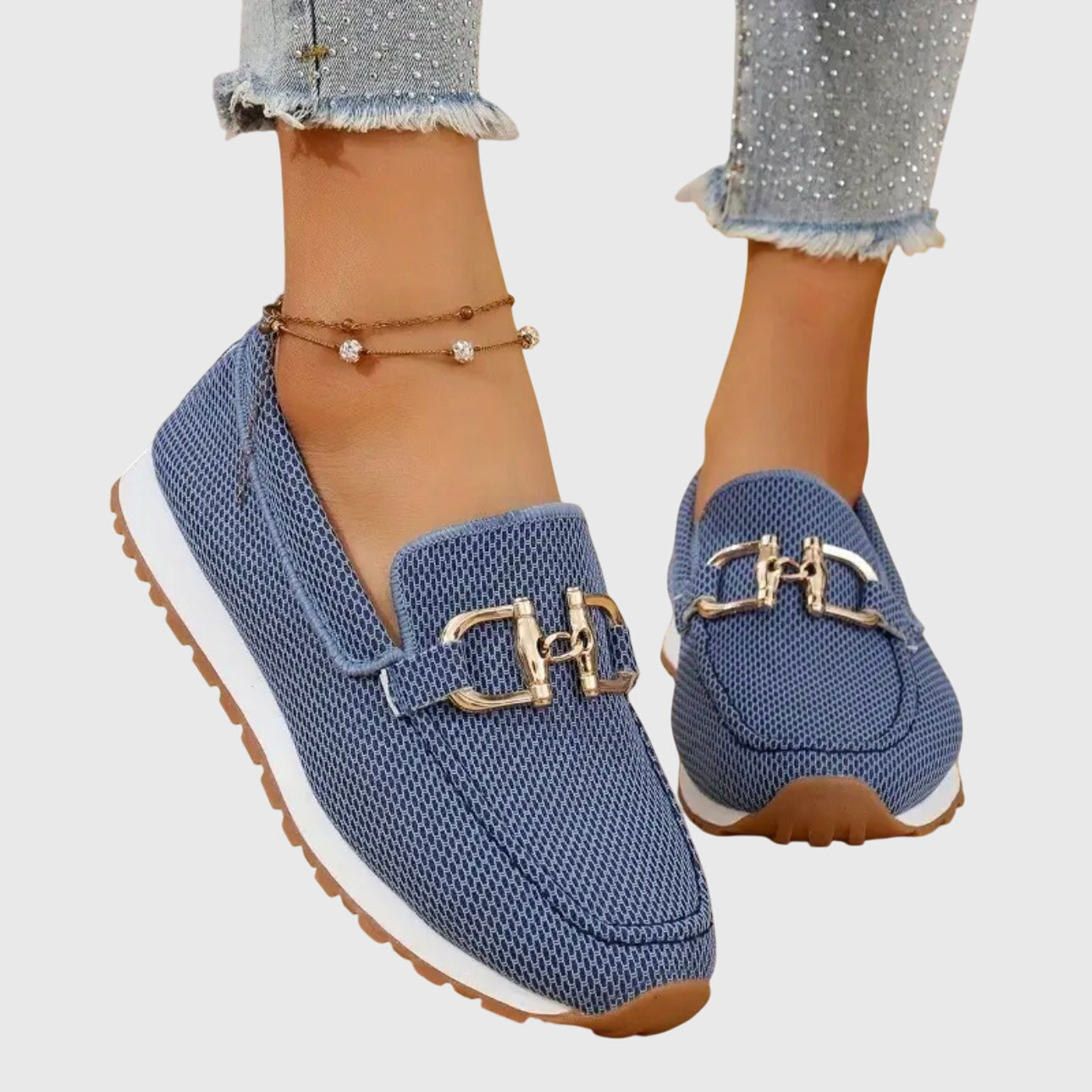 Loafers Women Regular Fit Casual with Buckle Detail