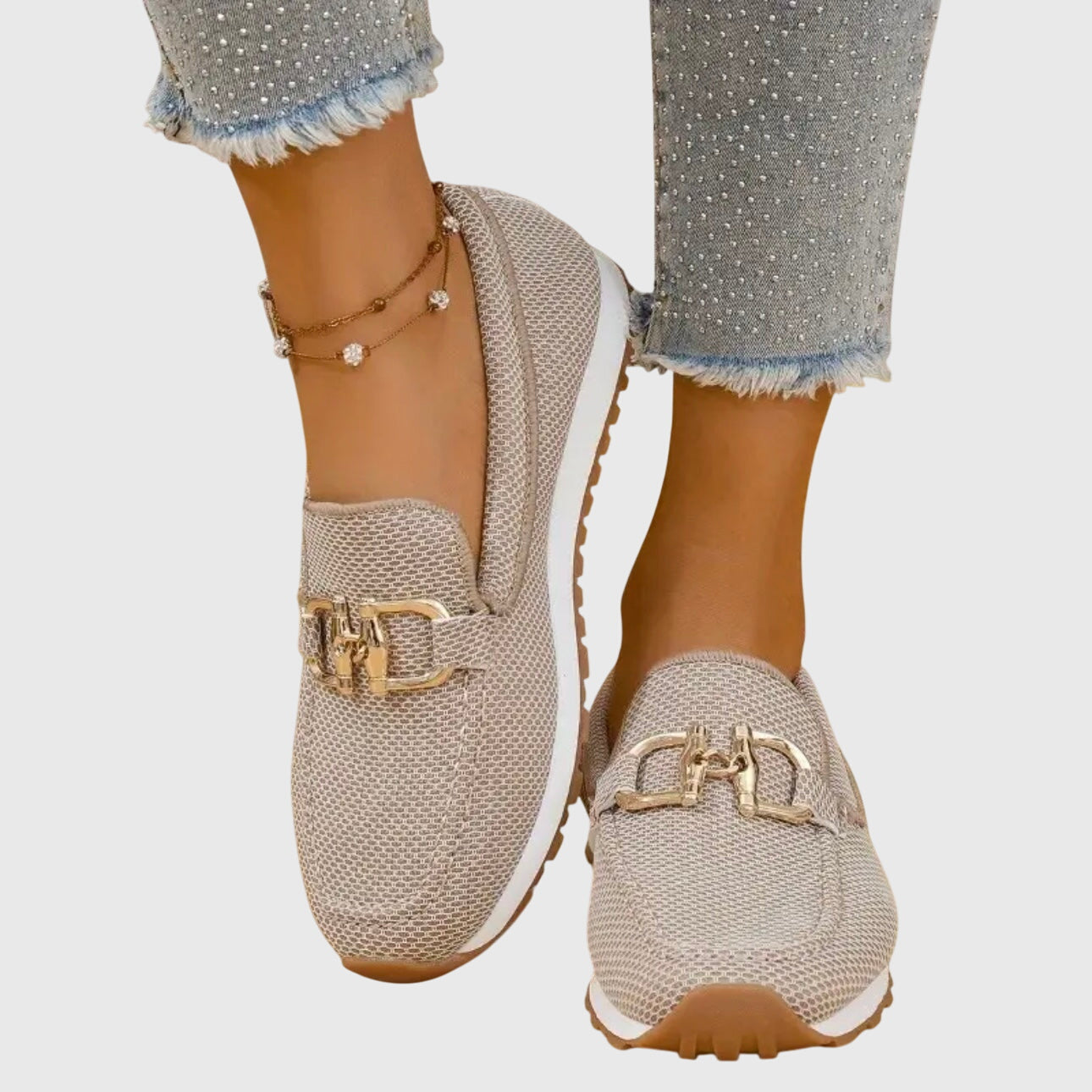 Loafers Women Regular Fit Casual with Buckle Detail
