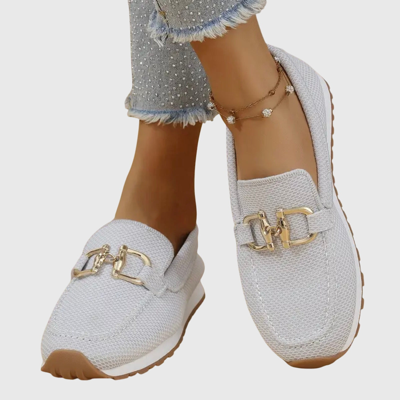 Loafers Women Regular Fit Casual with Buckle Detail
