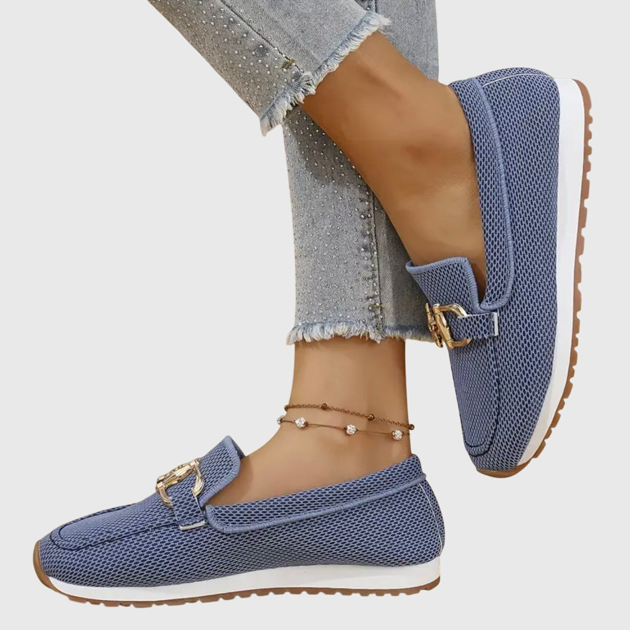 Loafers Women Regular Fit Casual with Buckle Detail