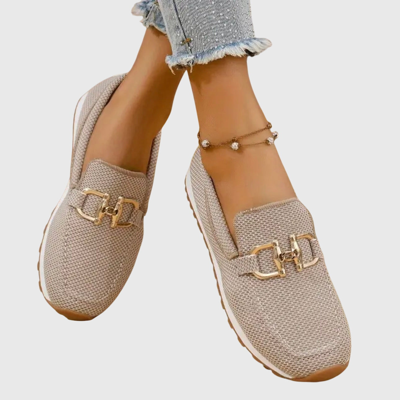 Loafers Women Regular Fit Casual with Buckle Detail