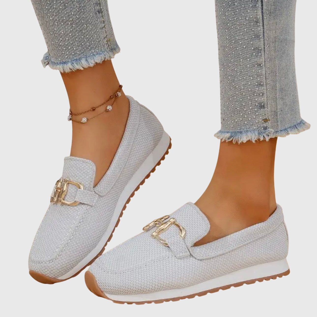 Loafers Women Regular Fit Casual with Buckle Detail