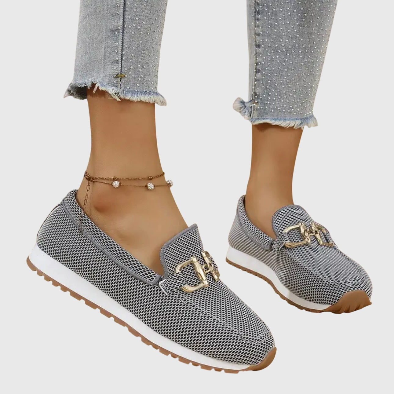 Loafers Women Regular Fit Casual with Buckle Detail