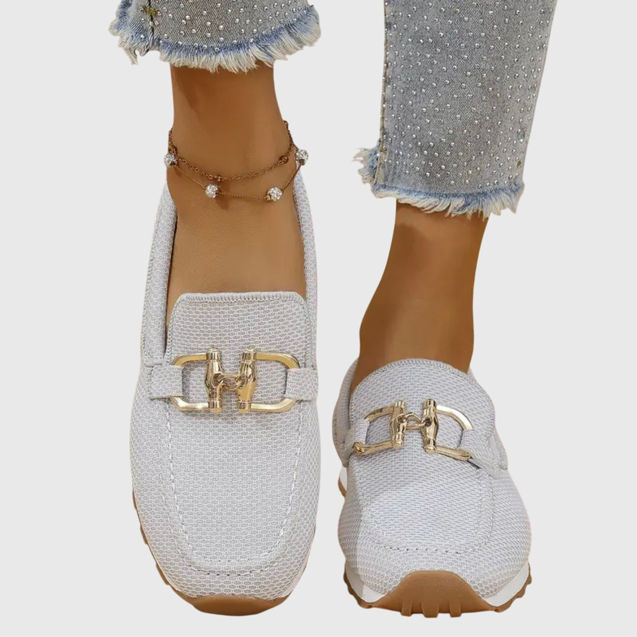 Loafers Women Regular Fit Casual with Buckle Detail