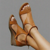 Wedge Sandals Women Regular Fit Casual Summer