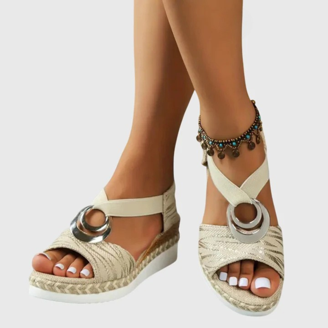 Platform Sandals Women Regular Fit Casual Summer