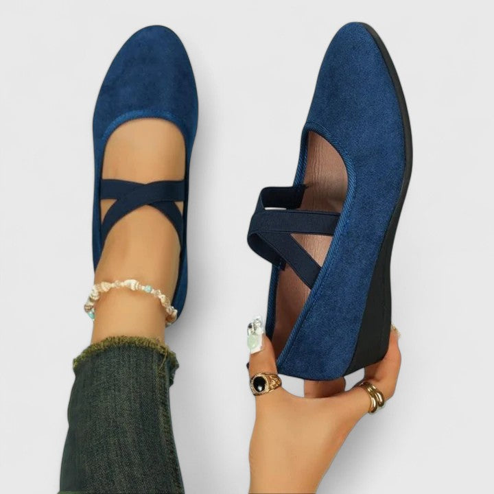 Wedge Heel Ballerinas Women Regular Fit Leisure
