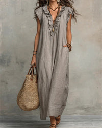 Maxi Dress Women Relaxed Fit Casual Boho Summer
