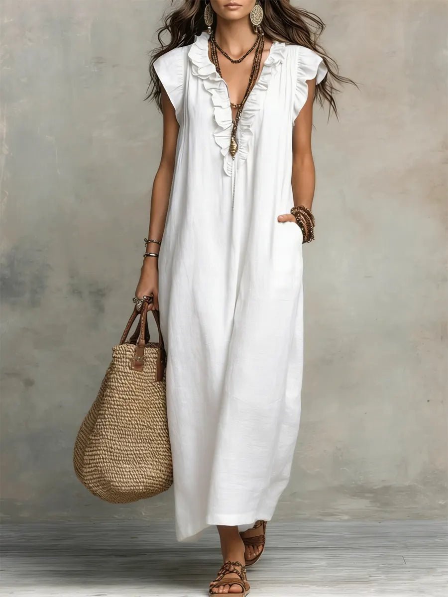 Maxi Dress Women Relaxed Fit Casual Boho Summer