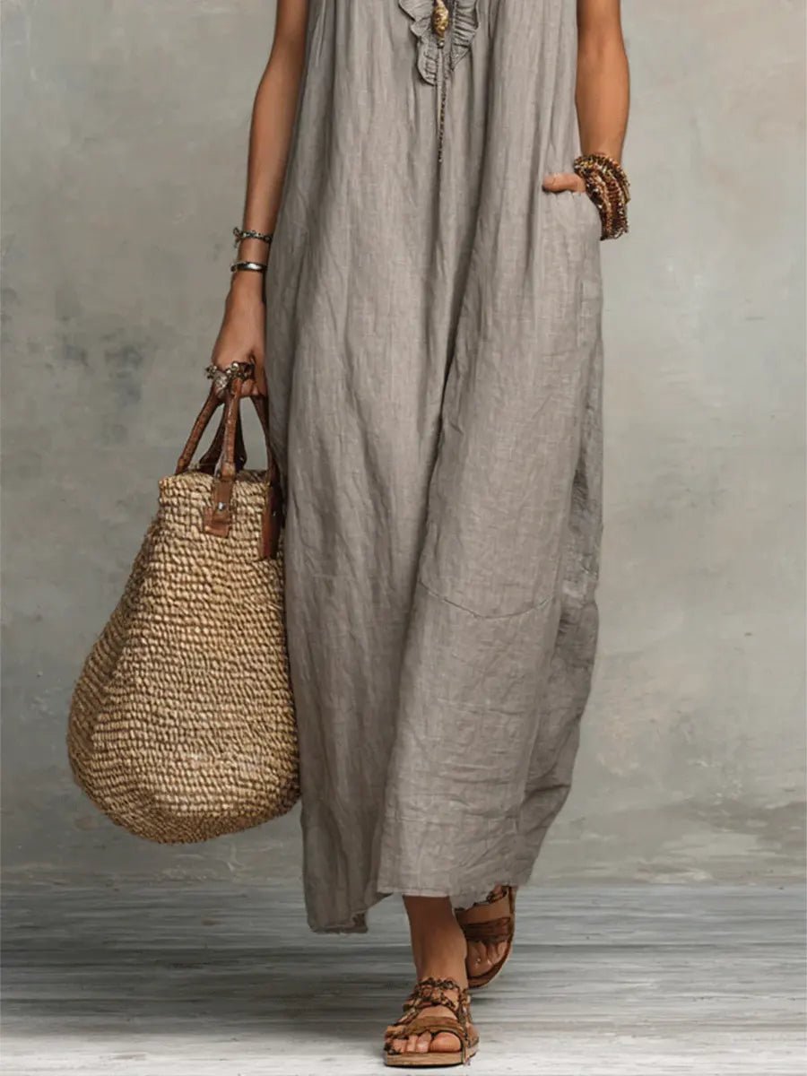 Maxi Dress Women Relaxed Fit Casual Boho Summer