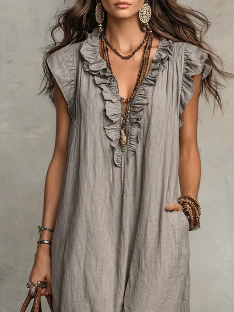 Maxi Dress Women Relaxed Fit Casual Boho Summer
