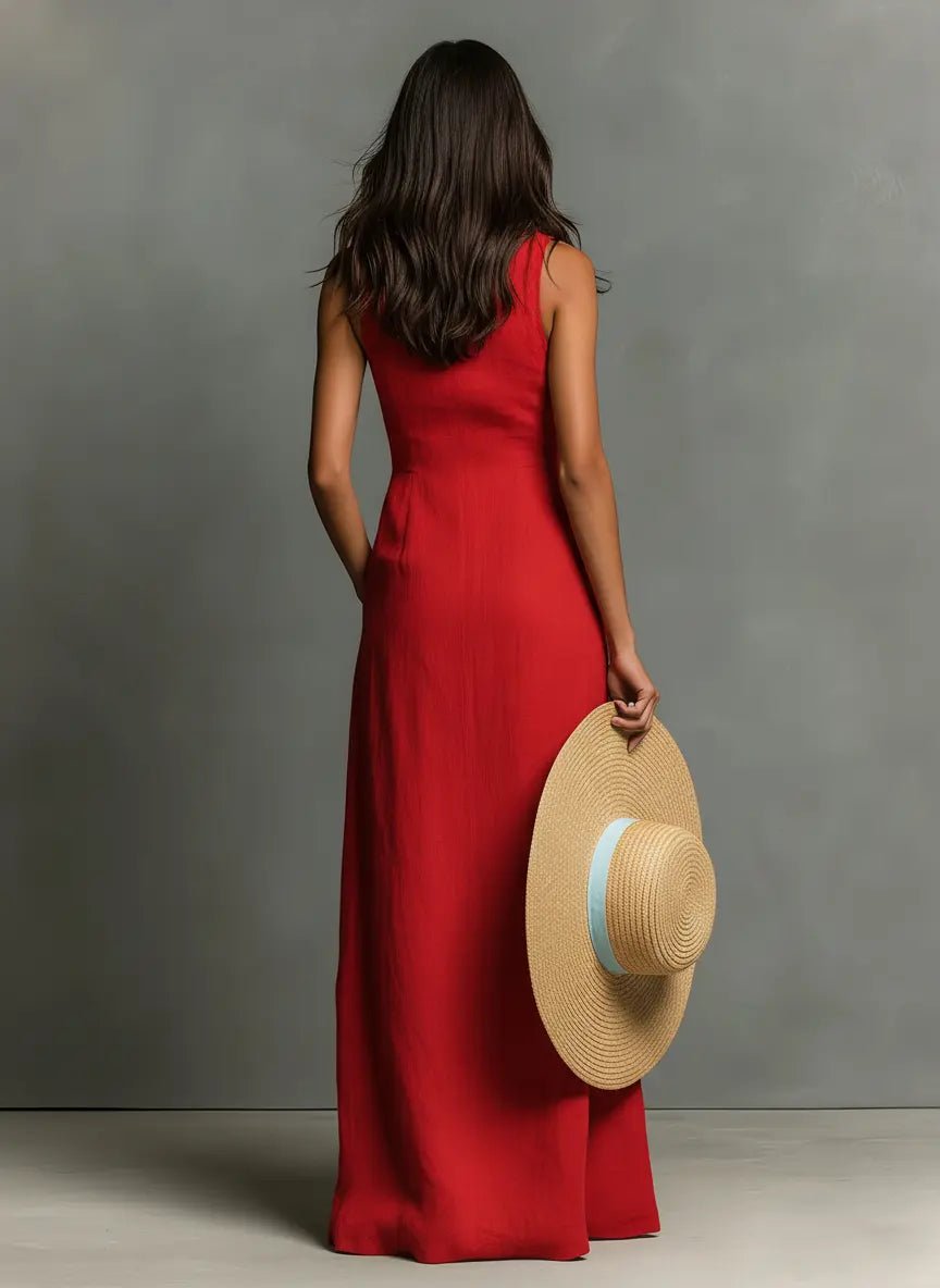 Maxi Shirt Dress Women Relaxed Fit Casual Summer