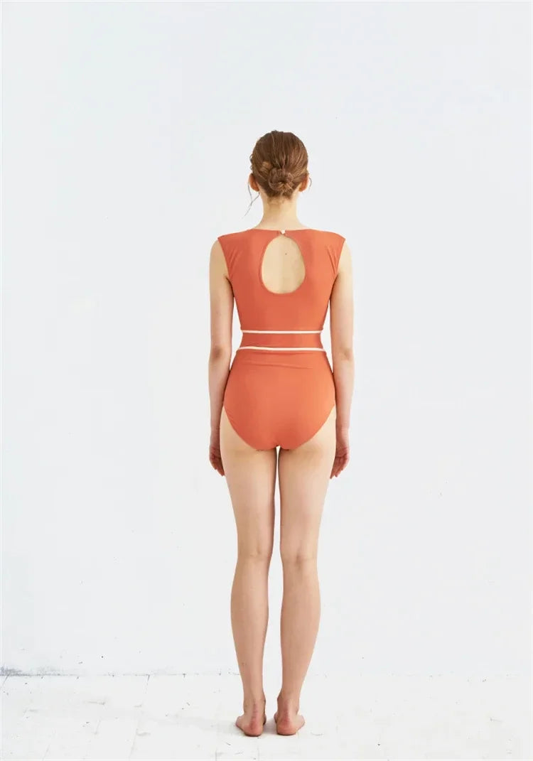 One-Piece Swimsuit Women Shaping Waist Full Coverage Summer