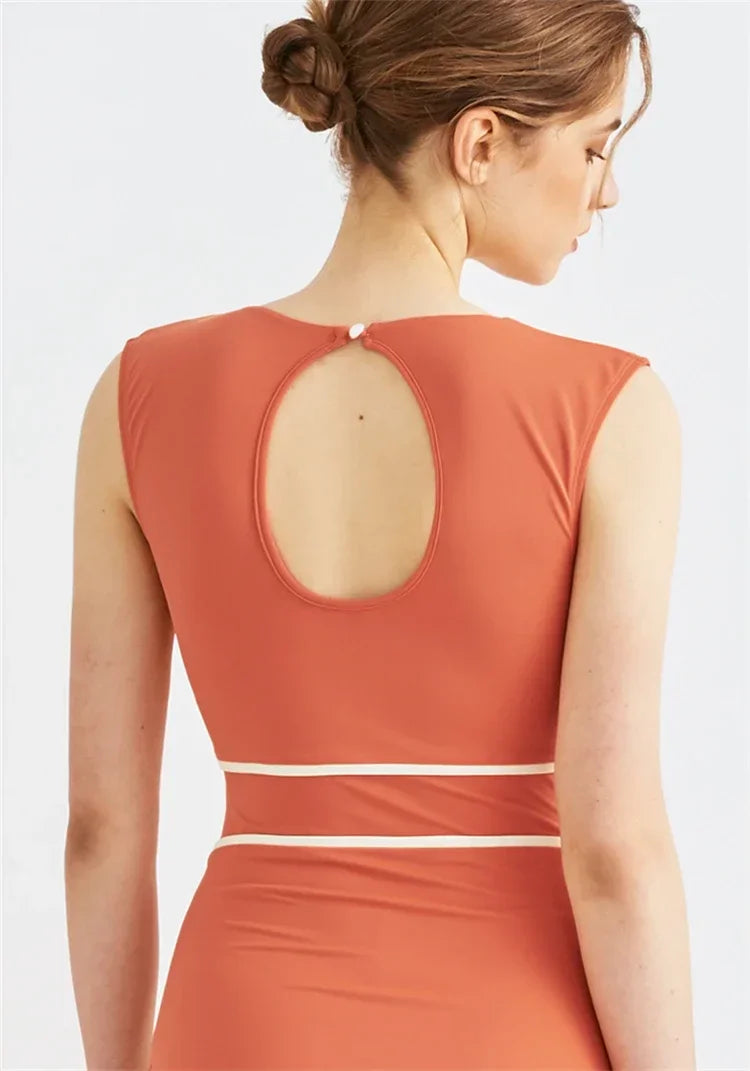 One-Piece Swimsuit Women Shaping Waist Full Coverage Summer