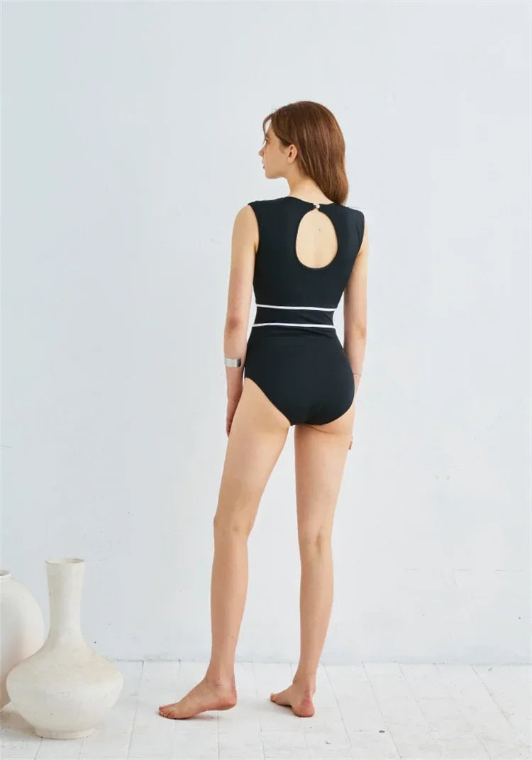 One-Piece Swimsuit Women Shaping Waist Full Coverage Summer