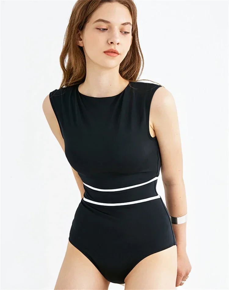 One-Piece Swimsuit Women Shaping Waist Full Coverage Summer