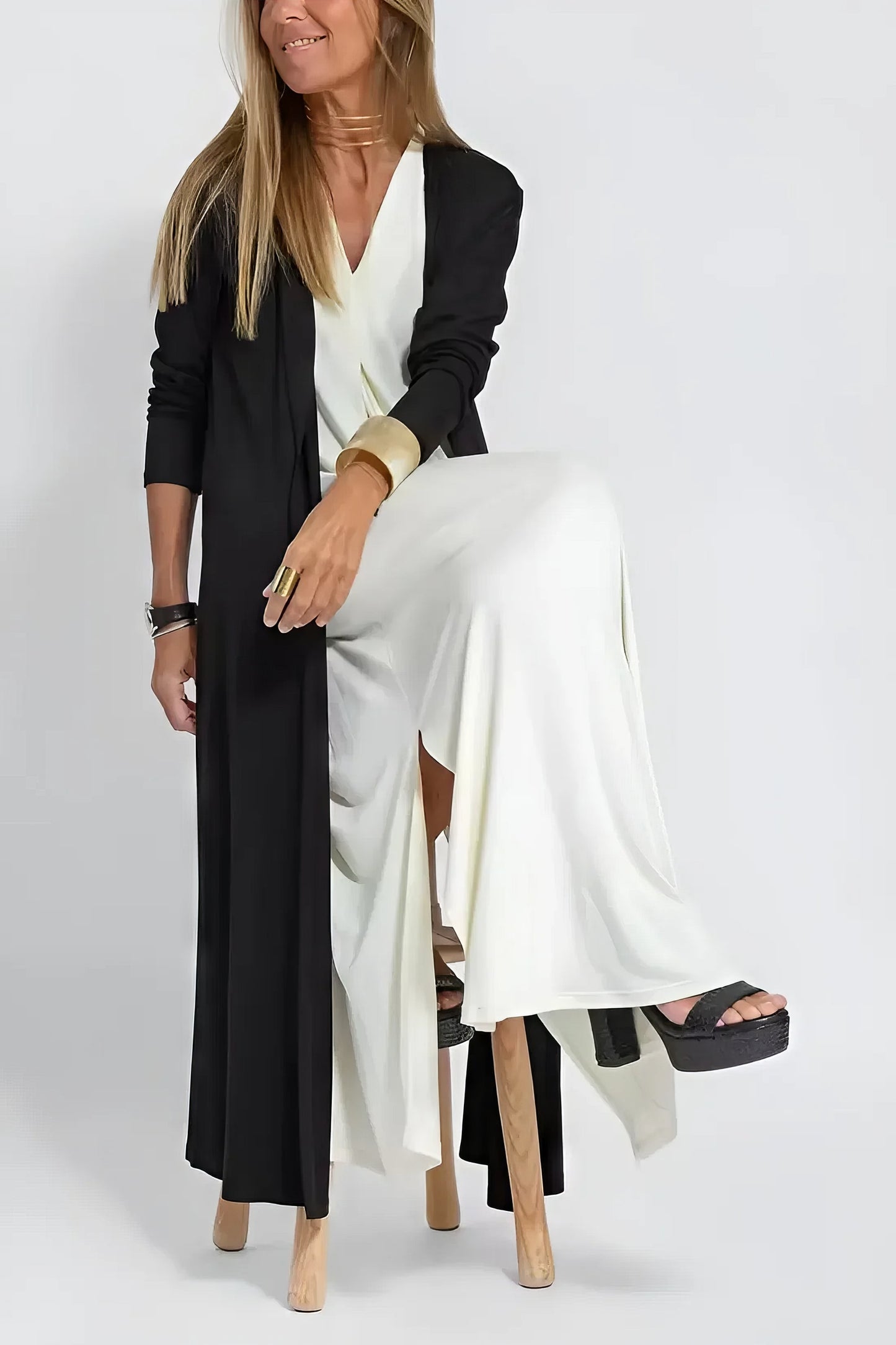 Long Dress Women Regular Fit Casual Elegant