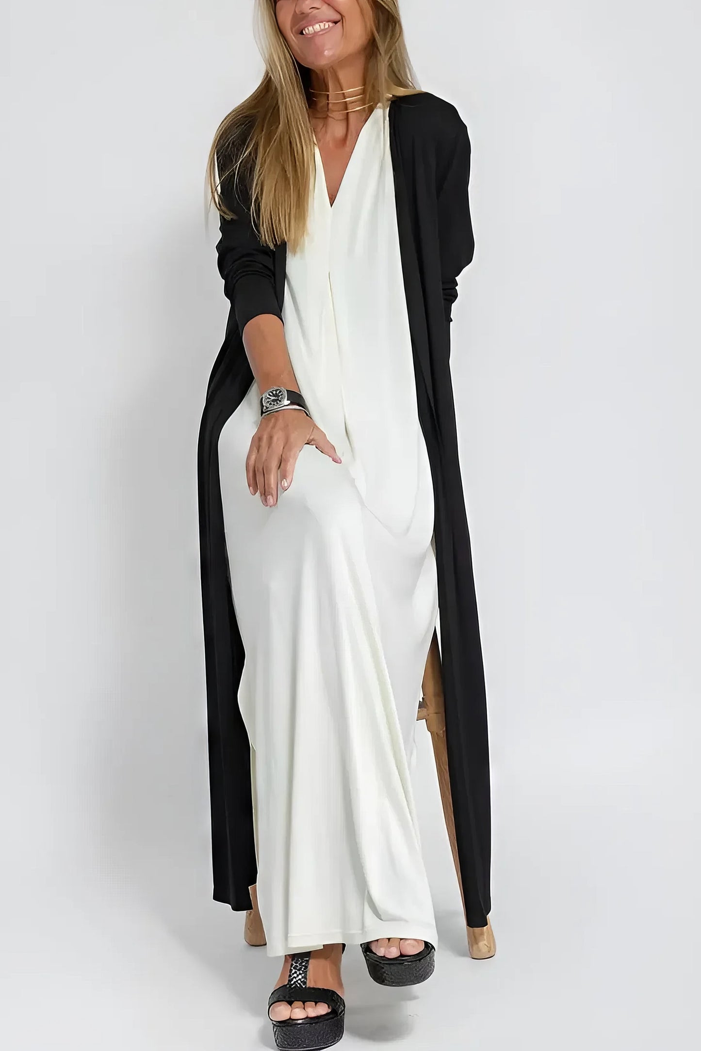 Long Dress Women Regular Fit Casual Elegant