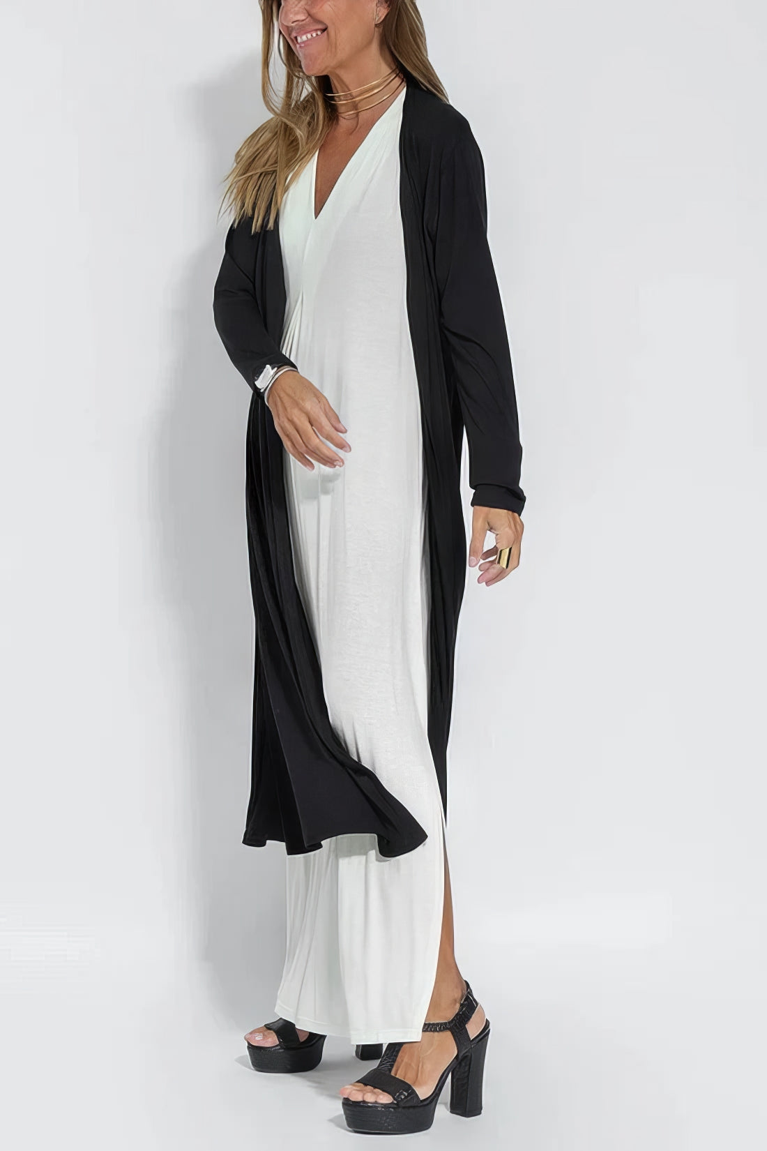 Long Dress Women Regular Fit Casual Elegant