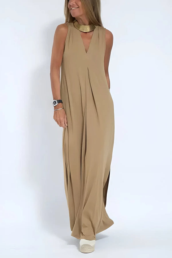 Long Dress Women Regular Fit Casual Elegant